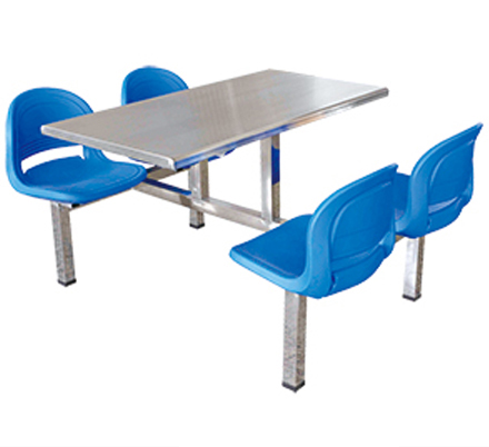 四人不锈钢面餐桌