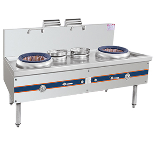 广式双炒双尾灶